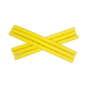 Eurostil Papiloty Żółte 10 mm - Długość 24 cm - 12 szt.