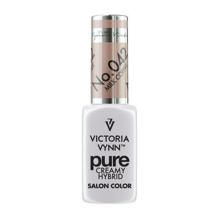 VICTORIA VYNN 042 Pure Creamy Hybrid Milk Coffee kremowy Lakier hybrydowy 8ml 