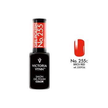 VICTORIA VYNN 255 Gel Polish Color Brick Red Lakier hybrydowy 8ml 
