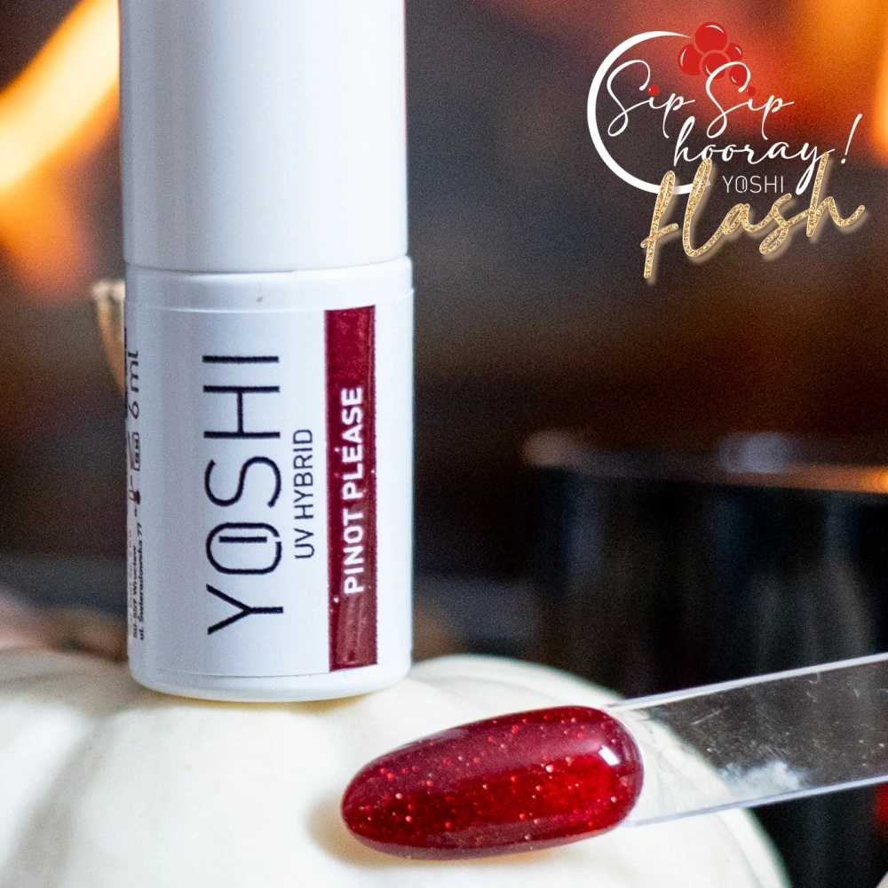 Yoshi Lakier Hybrydowy 147 Pinot Please UV LED 6 ml