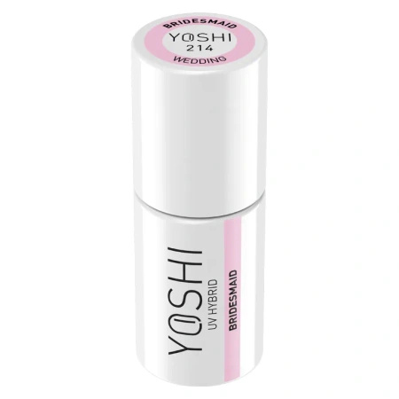 Yoshi Lakier Hybrydowy 214 Bridesmaid UV LED 6 ml