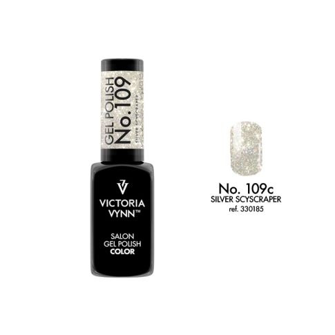 VICTORIA VYNN 109 Gel Polish Color Silver Scyscraper Lakier hybrydowy 8ml 