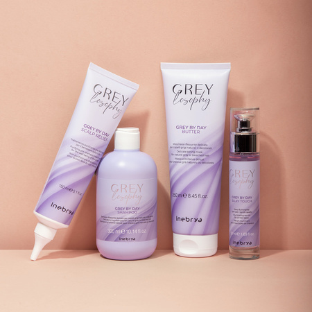 Inebrya Greylosophy Grey By Day Oczyszczająca Kuracja Do Skóry Głowy Przed Szamponem 150 ml