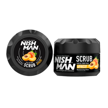 Nishman Face and Body Scrub Apricot Peeling Do Twarzy i Ciała 300 ml