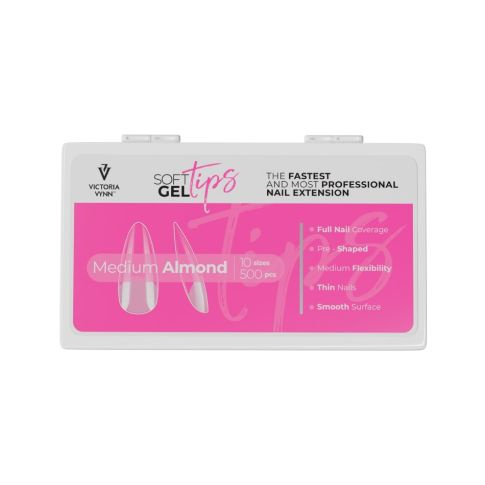 Victoria Vynn Soft Gel Tips Medium Almond