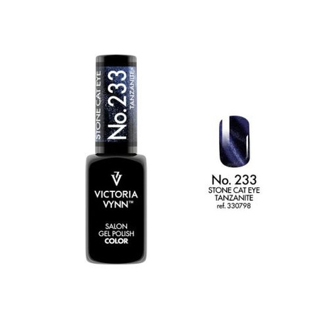 VICTORIA VYNN 233 Gel Polish Color Stone Cat Eye Tanzanite 5D Lakier hybrydowy 8ml 