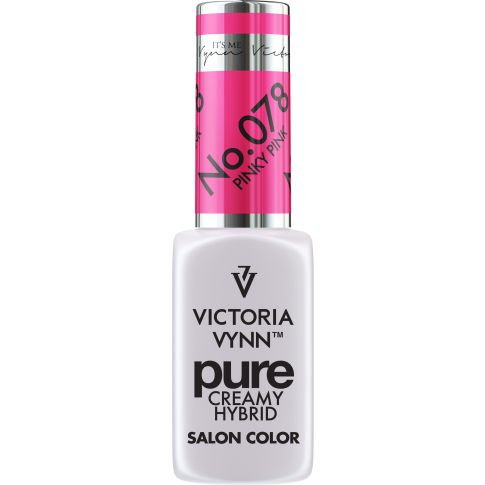 VICTORIA VYNN 078 Pure Creamy Hybrid Pinky Pink kremowy Lakier hybrydowy 8ml 