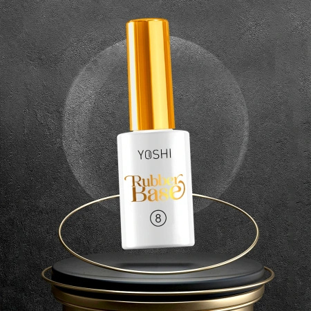 Yoshi Rubber Base No8 Baza Kauczukowa do Paznokci 10 ml