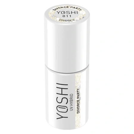 Yoshi Lakier Hybrydowy 811 Divorce Party UV LED 6 ml