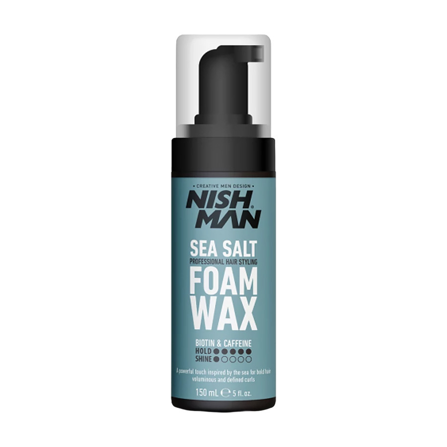 Nishman Sea Salt Foam Wax Pianka - Wosk z Solą Morską 150 ml