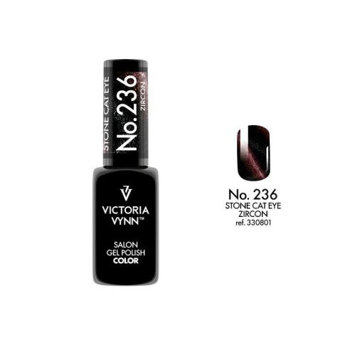 VICTORIA VYNN 236 Gel Polish Color Stone Cat Eye Zircon 5D Lakier hybrydowy 8ml 