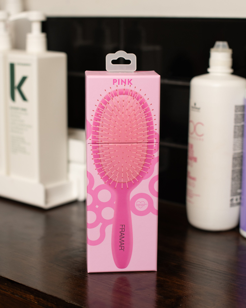 Framar Pink Szczotka Do Rozczesywania Różowa