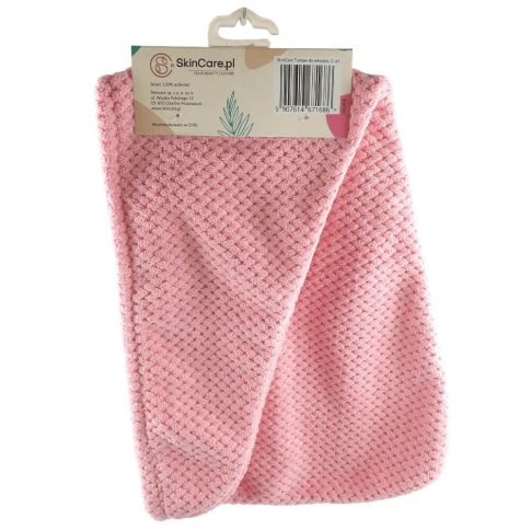 Skincare Turban Do Włosów Różowy 