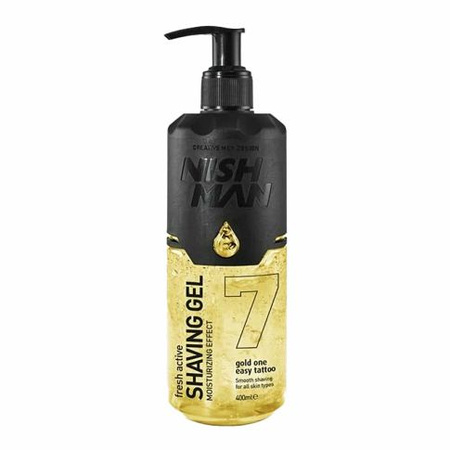 Nishman Shaving Gel 7 Gold One Żel Do Golenia 400 ml