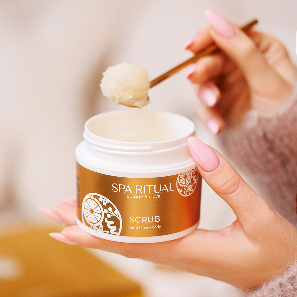 Pharm Foot Spa Ritual Orange & Clove Zestaw Peeling i Masło
