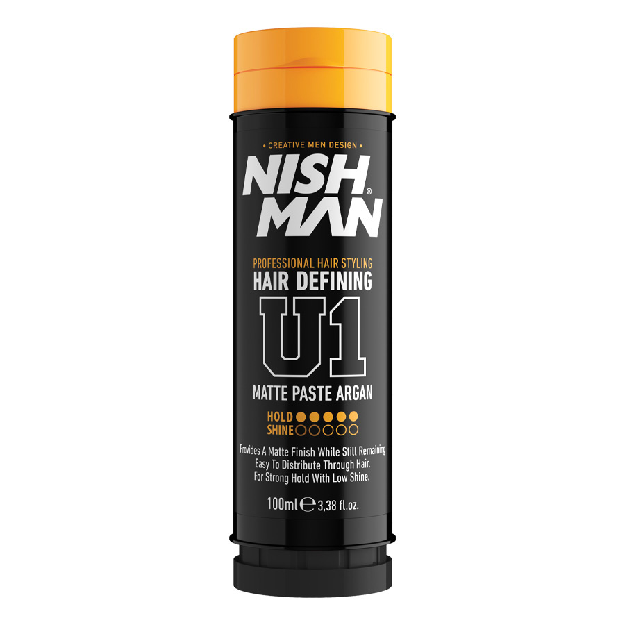 Nishman Hair Defining U1 Matte Paste Argan Pasta Do Stylizacji Włosów 100 ml