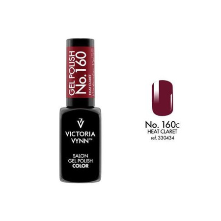 VICTORIA VYNN 160 Gel Polish Color Heat Claret Lakier hybrydowy 8ml 