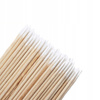 Clavier Drewniane Patyczki Do Skórek z Bawełną100 szt.