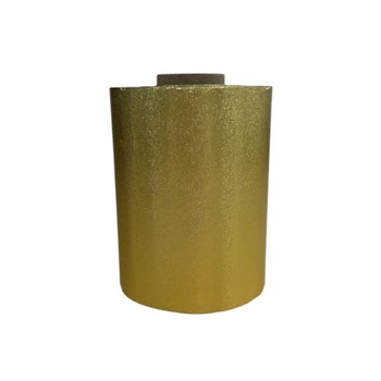 Folia Fryzjerska Aluminiowa Złota Ryflowana z Podajnikiem 100 metrów 