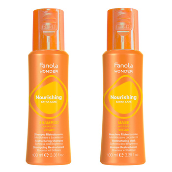 Fanola Zestaw Wonder Nourishing Szampon Regenerujący 100 ml + Maska 100 ml