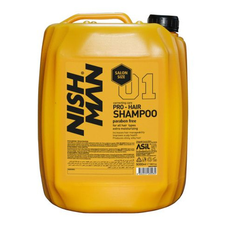 Nishman Keratin Complex 01 Szampon Do Włosów 5000 ml