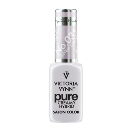 VICTORIA VYNN 035 Pure Creamy Hybrid Silvery Cement kremowy Lakier hybrydowy 8ml 