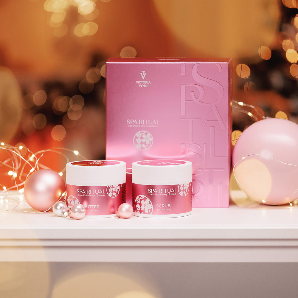 Pharm Foot Spa Ritual Rice Milk & Cherry Blossom Zestaw Peeling i Masło