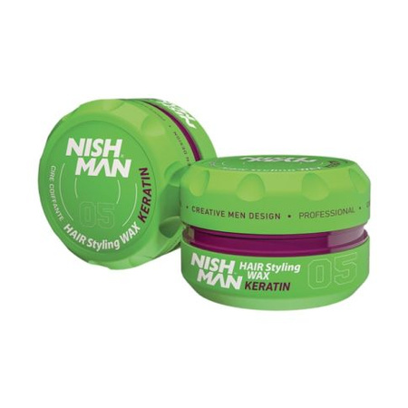 Nishman Hair Styling Wax 05 Keratin Pomada Do Włosów 150 ml