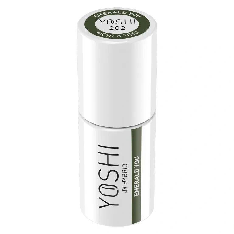 Yoshi Lakier Hybrydowy 202 Emerald You UV LED 6 ml