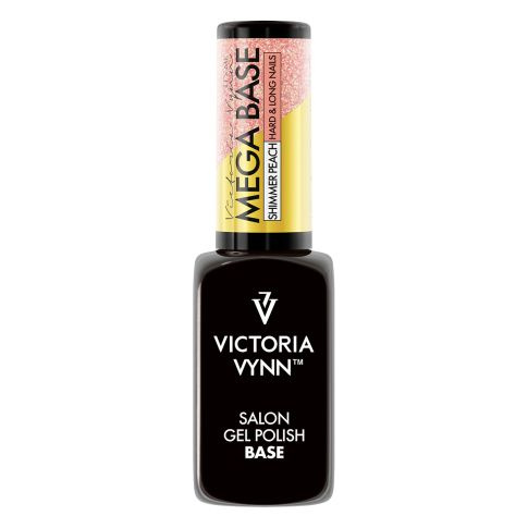 Victoria Vynn Mega Base Shimmer Peach - Baza Hybrydowa Do Nadbudowy 8 ml