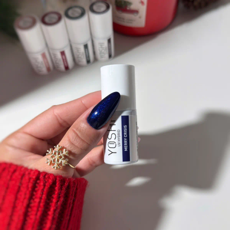 Yoshi Lakier Hybrydowy 254 Merry Crisis UV LED 6 ml