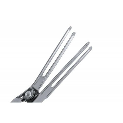PONIKS Klipsy metalowe podwójne 4,5cm 10szt.