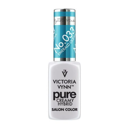 VICTORIA VYNN 033 Pure Creamy Hybrid Emerald Ocean kremowy lakier hybrydowy 8ml 