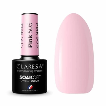 Claresa Lakier Hybrydowy Pink 505 5g 