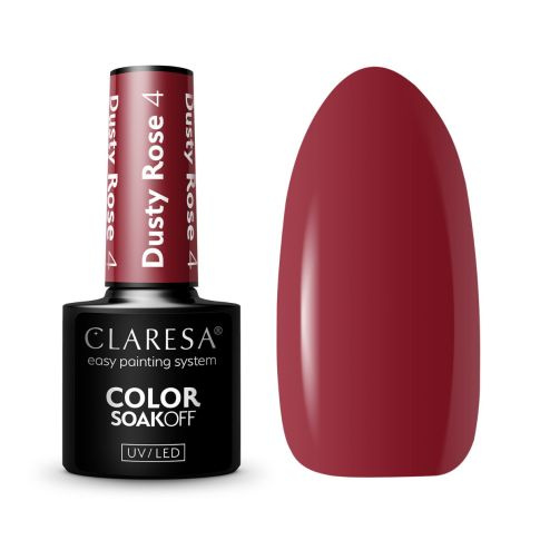 Claresa Lakier Hybrydowy Dusty Rose 4 5g 