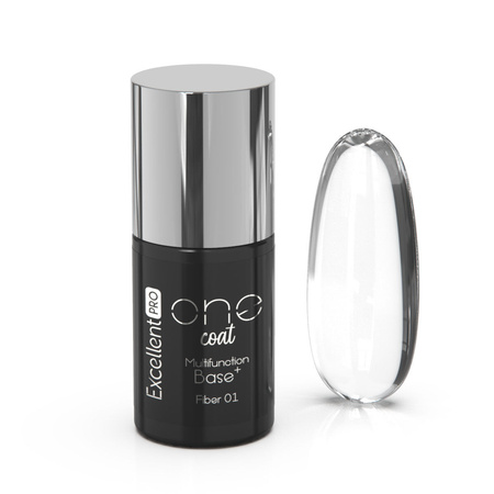 Excellent PRO One Coat Base Fiber Multifunction 01 Transparentna Baza 7g