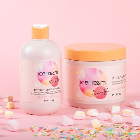 Inebrya Keratin Szampon Restrukturyzujący 300 ml