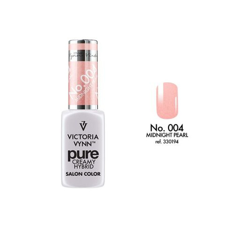 VICTORIA VYNN 004 Pure Creamy Hybrid Midnight Pearl kremowy Lakier hybrydowy 8ml 