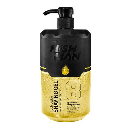 Nishman Shaving Gel 8 Gold One Żel Do Golenia 1000 ml