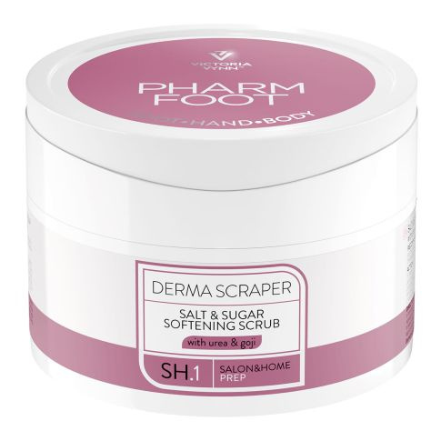 Pharm Foot Derma Scraper Zmiękczający Peeling Solno - Cukrowy 200g 
