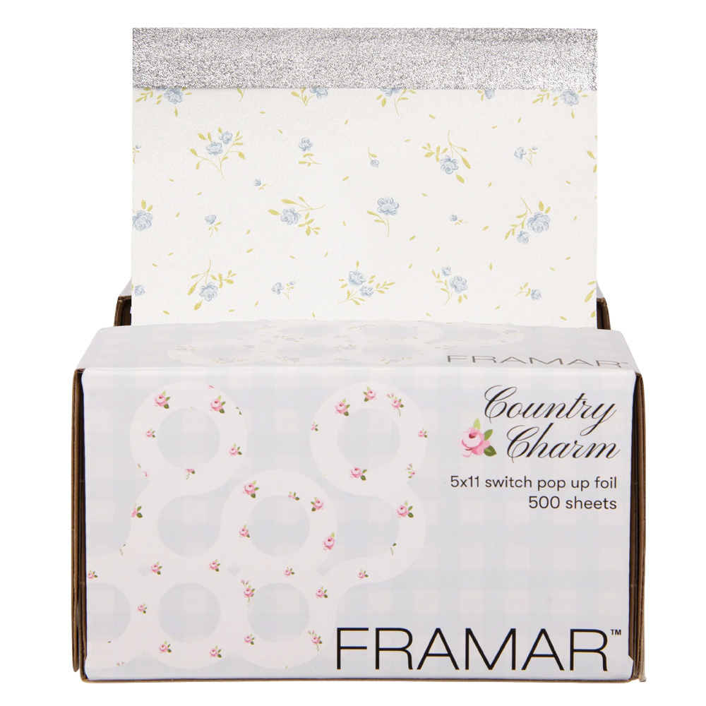 Framar Country Charm Folia Fryzjerska Ryflowana W Arkuszach 500 szt.