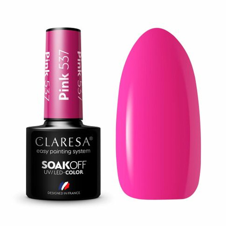 Claresa Lakier Hybrydowy Pink 537 5g 