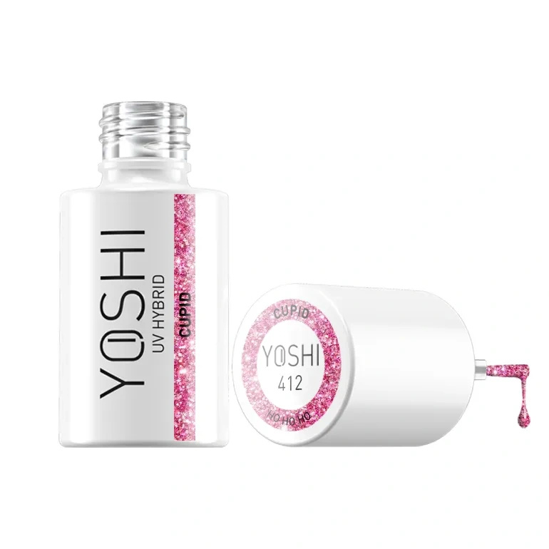 Yoshi Lakier Hybrydowy 412 Cupid UV LED 6 ml