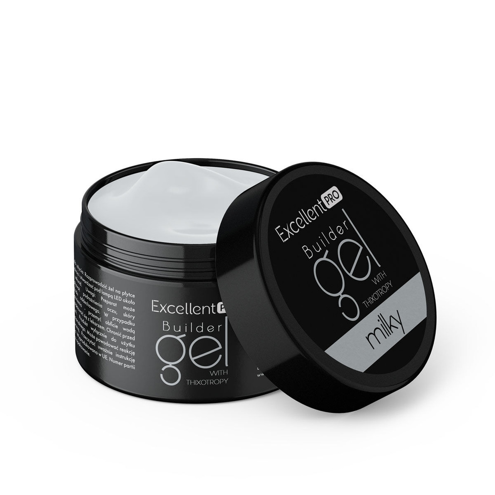 Excellent PRO Builder Thixo Milky Żel budujący do paznokci 50g