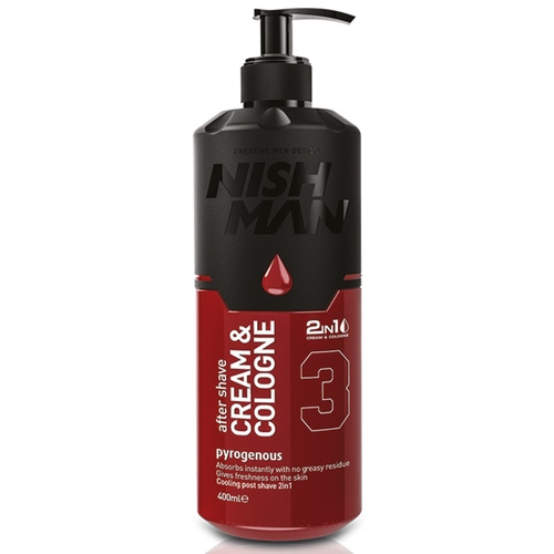 Nishman After Shave Cream Cologne 03 Pyrogenous Krem Po Goleniu 400 ml
