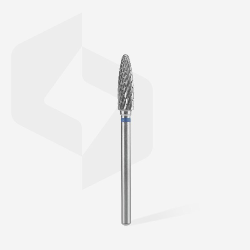 Staleks Frez z Węglika Spiekanego Stożek Okrągły Niebieski 4 mm /14 mm