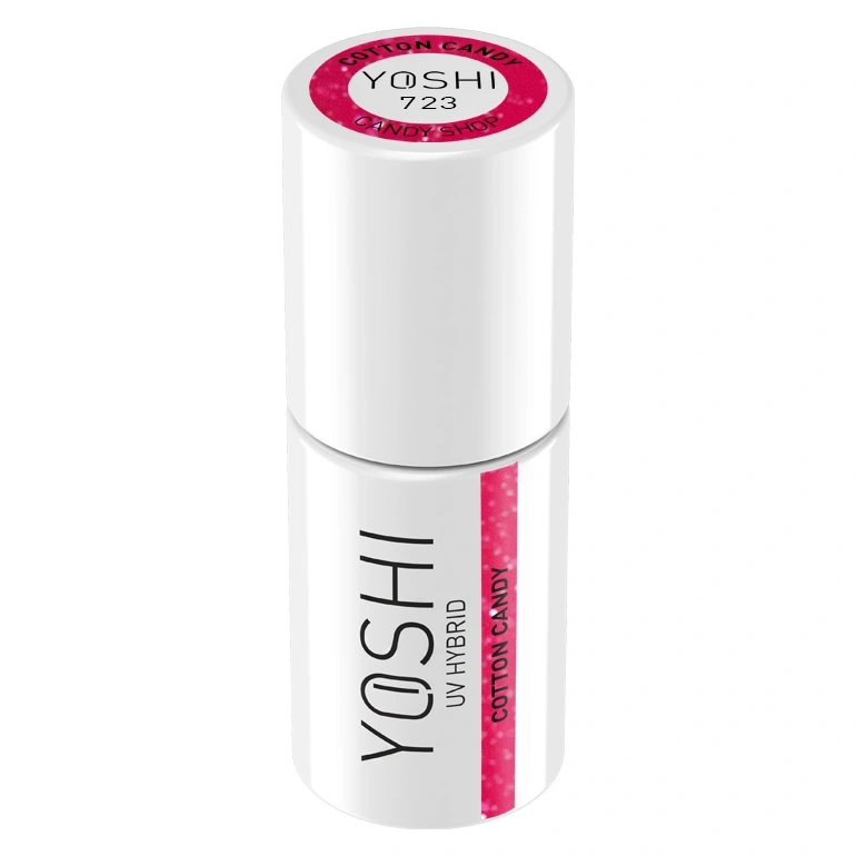 Yoshi Lakier Hybrydowy 723 Cotton Candy UV LED 6 ml