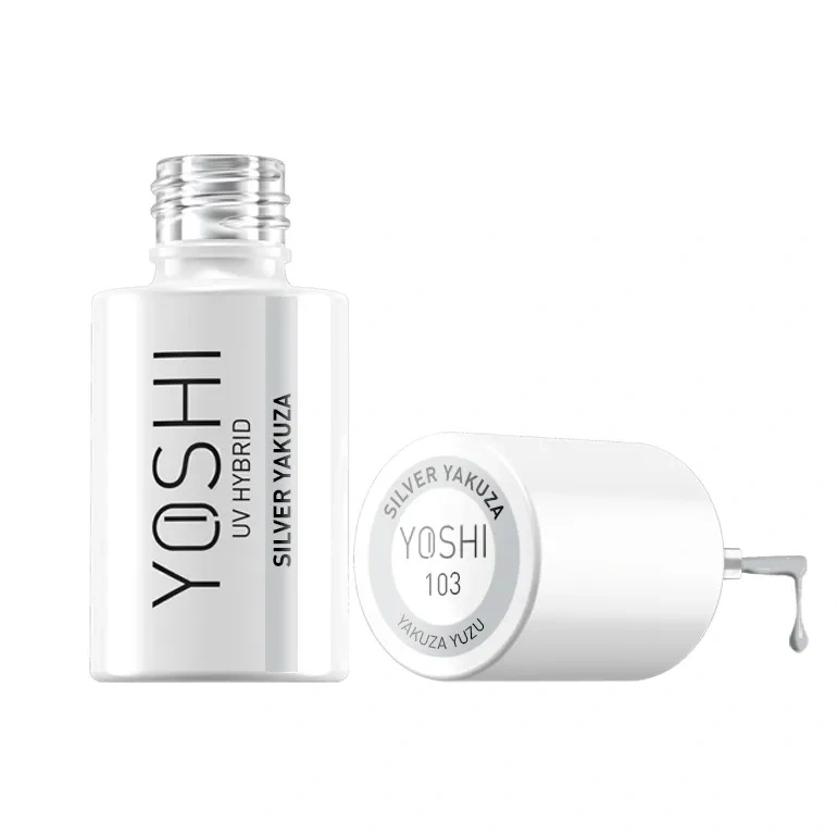Yoshi Lakier Hybrydowy 103 Silver Yakuza 6 ml
