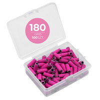 Clavier Nakładki Ścierne Na Mini Mandrel 3 mm - Gradacja 180 Do Manicure, Pedicure 100 szt.