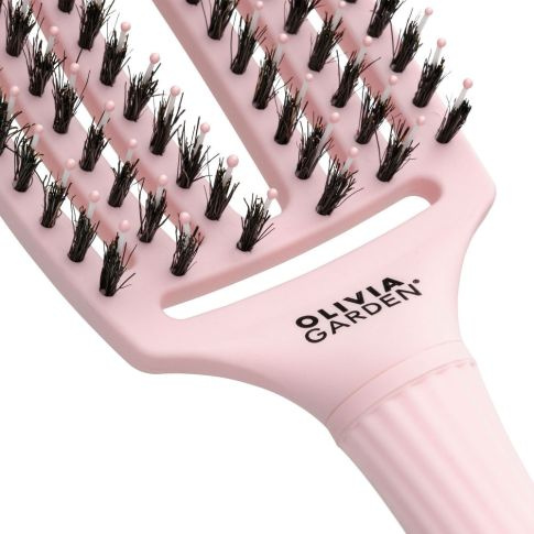 Olivia Garden Fingerbrush Pastel Pink Szczotka Do Włosów